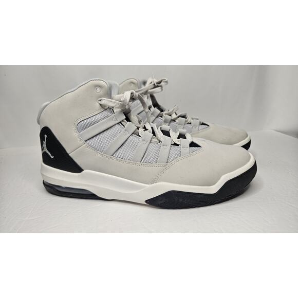 Jordan Max Aura 'Light Bone' AQ9084-004 Basketball Shoe Size 12 High Top - Picture 1 of 11
